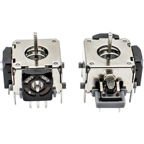 New 2Pcs/pack Gamepad Replacement 3D Analog Joystick Module Repair Parts Accessories for PS3 Xbox One Wireless Gaming Controller