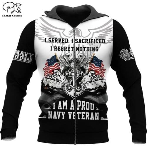 NewFashion Newest USA Eagle Military Army Suits Soldier Veteran Camo Pullover 3DPrint Men/Women Harajuku Funny Casual Hoodies C4