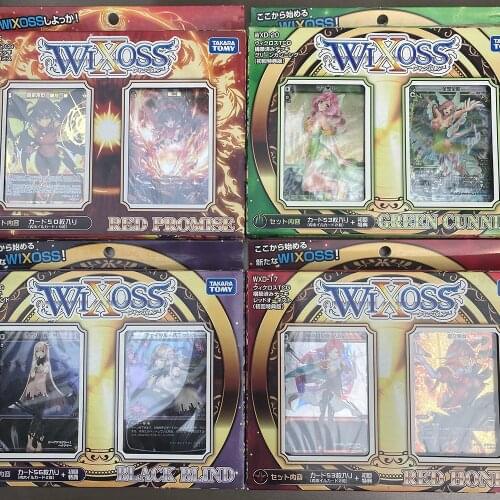 TOMY Genuine New Beautiful Girl Collection Card WIXOSS TCG Battle Styles Full New Sealed Retail Box WIXOSS Japanese 3D Card