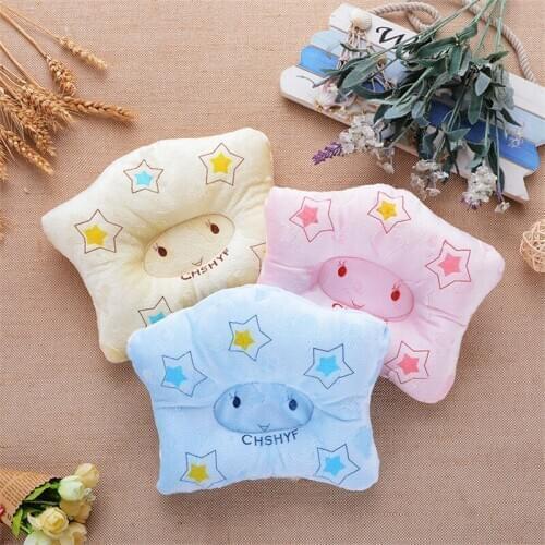 Baby Pillow Newborn Cute Cotton baby Room Decoration Pillow Neck Protection Baby Cloud Crown Pillow Photography Props