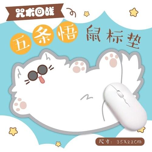 Anime HOT 2021 Jujutsu Kaisen Gojo Satoru Mouse Pad Cartoon Computer Cosplay Mice Pad Desk Gaming Mat Otaku Xmas Gifts