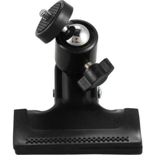 Retail Metal Photo Studio Flash Spring Clamp Clip Mount With Ball Head--Black