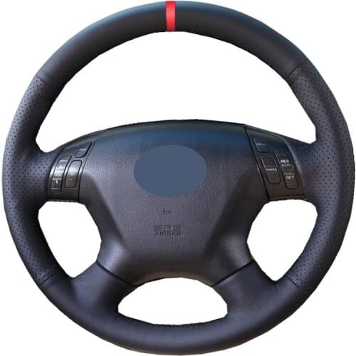 Hand Sewing Car Steering Wheel Wrap Non-slip For Honda Elysion 2012 2013 2014 2015 Funda Volante Stuurhoes Auto Car Accessories