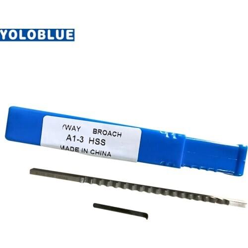 2mm A 3mm A Push-Type Keyway Broach Metric Sized High Speed Steel for CNC Cutting Machine Tool