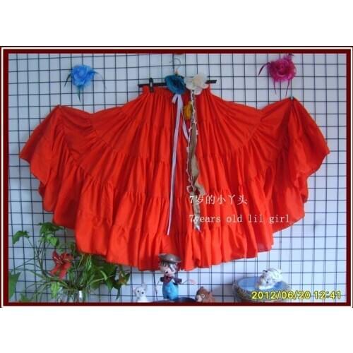 5Tiered 20Yards100%Cotton Tribal Belly Dance Skirt EA01