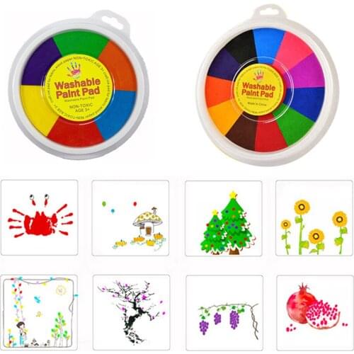Funny Finger Painting Kit Finger Drawing Toys Educational Tool Kit Mud Painting Kids Early Learning Toy can CSV