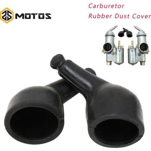 ZS MOTOS 1Pair Retro Carburetor Rubber Dust Cover CJ-KC750 Side Car Motorcycle Case For Bmw R12 R71 M-72 Motor