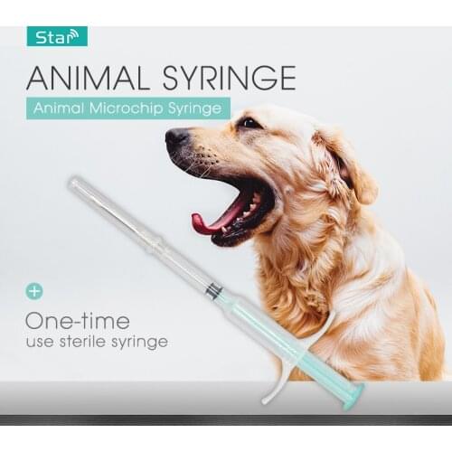20pcs 1.25*7mm Smallest Microchip Animal Id Tag Veterinary Syringe for Dog Cat Management
