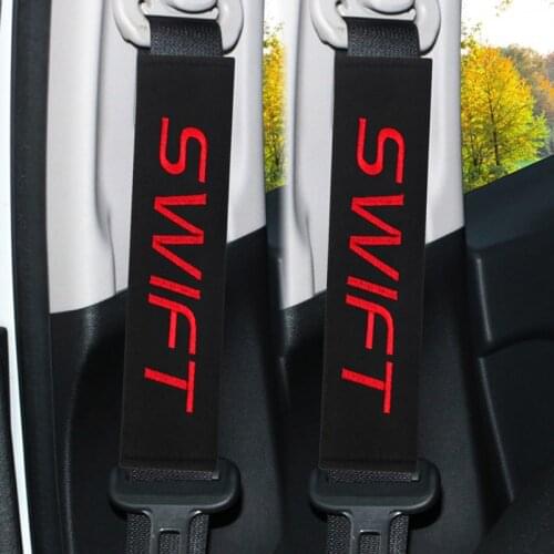 Car Styling Auto Seat Belt Cover Case For Suzuki SWIFT VITARA SX4 Alto Car Interior Accessories Car-Styling