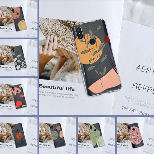 Back Cover For Xiaomi Mi Max 1 2 3 Silicone Soft Art Flower Aesthetic Painting Phone Case For Xiaomi Mi Note Mix 1 2 2S 3 Case