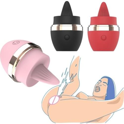 Play Shape Dildo Toys For Women Vibarater Tongue Vibrant Licker Vagina Stimulator 10 Modes Oral Clitorals Stimulator Adullt