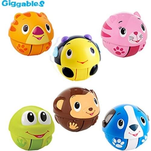 Hot sale music ball grounder monkey frog cat dog tiger bee frog Animal Toys electronic voice puzzle educational Gifts For Kids