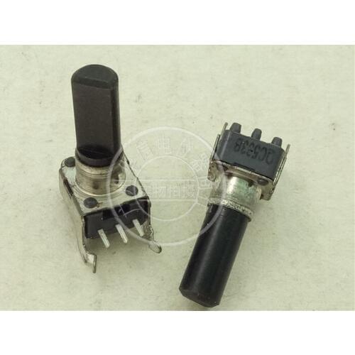 Original new 100% RK09K1110BLA 09 TYPE horizontal single potentiometer B50K 503B reverse half shaft 18MMF (SWITCH)