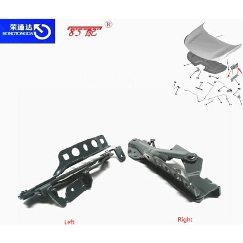 Hood hinge YL00302980 YL00302880 For Peugeot 4008 P84 5008 For Citroen C5 AIRCROSS