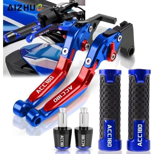 Motorcycle CNC Brake Clutch Levers Handle Bar Hand Grips Ends Handbrake Accessories FOR KYMCO ACC150 ACC180 ALLYEARE Handlebar