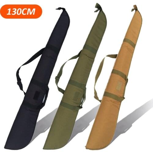 130cm Tactical Gun Bag Rifle Carry Case Outdoor Military Rifle Bag Airsoft Hunting Bag Shooting Rifle Shoulder Strap Backpack
