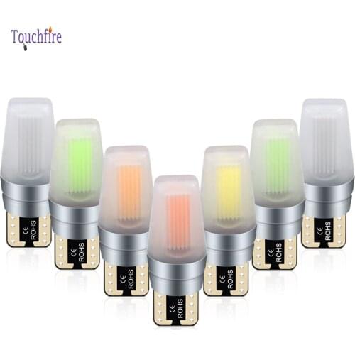 100pcs LED Car Bulb W5W T10 194 168 W5W COB Led Parking Auto Wedge Clearance Lamp Bright White License Light Bulbs Wholesale