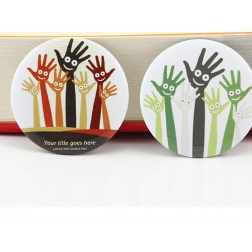 1000 Sets Professional metal/plastics Badge Maker Blank Pin Parts button badge material 32mm