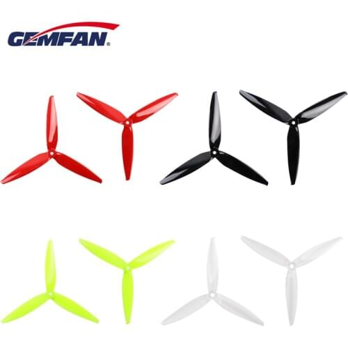 In Stock 2 Pairs Gemfan Flash 7040 7 Inch 3-Blade Propeller CW & CCW for RC Drone FPV Racing DIY Accessories Replacment Parts