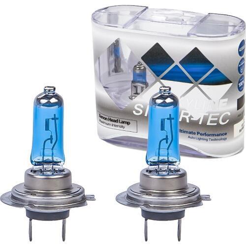2Pcs H7 DC 12V 100W 5000K Super White Xenon Head Lamp Car Halogen Headlights Light Bulb Auto Fog Light DRL Car Light Source