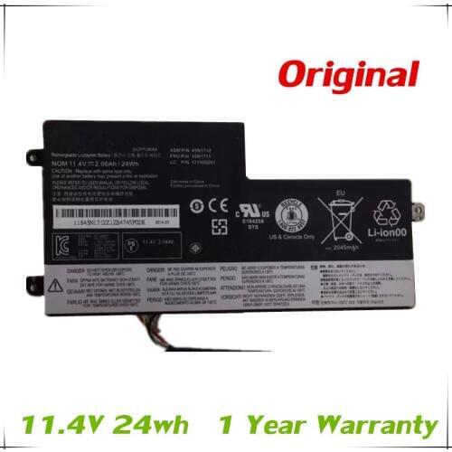 7XINbox 11.4V 24Wh Original 45N1711 45N1712 Laptop Battery For Lenovo 45N1711 45N1712 Tablet