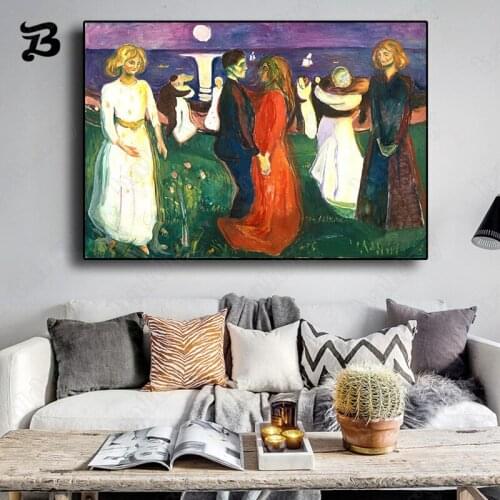 Abstract Portrait Canvas Painting Oil Painting On The Wall Canvas Poster and Print Wall Art Pictures for Living Room Home Decor