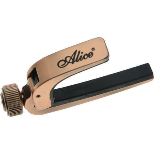 Alice Red Bronze Zinc Alloy Adjustable Light Guitar Capo Guitar Quick Release Key Clamp High Quality
