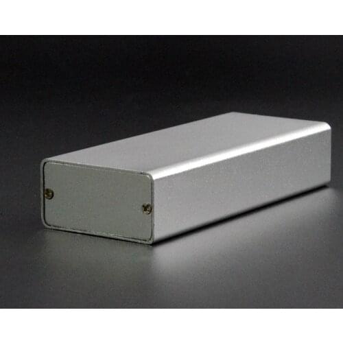 Aluminum enclosure Instrument shell electric project box DIY 44X23X110mm silver NEW desktop case wholesale price