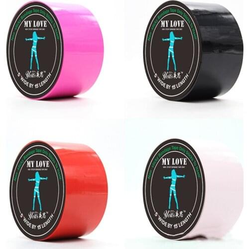 BDSM Fetish Rope Bondage Tape Slave Sex Toys Provocative Alternative Tied Self-adhesive Tape Blindfolds Role Play Harness Body