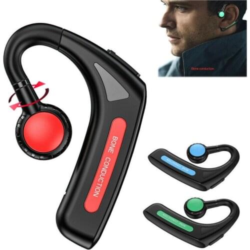Bone Conduction Earphone Wireless HD Voice Headset Sport Driving Headphone with Microphone for iPhone Samsung LG Xiaomi Huawei