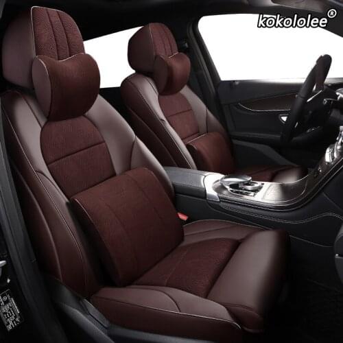 Kokololee Auto Cloth car seat cover for Volkswagen Caravelle Multivan sharan vw UP Golf Variant make custom Automobiles Seats