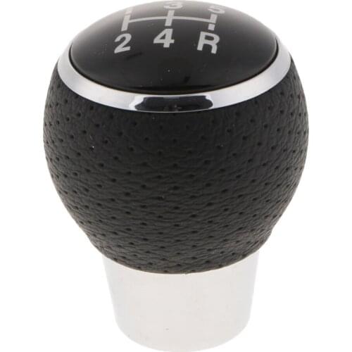 Black Ball Gear Shift Knob Head 5 Speed Install Hole Dia.: 1.8cm (0.71")