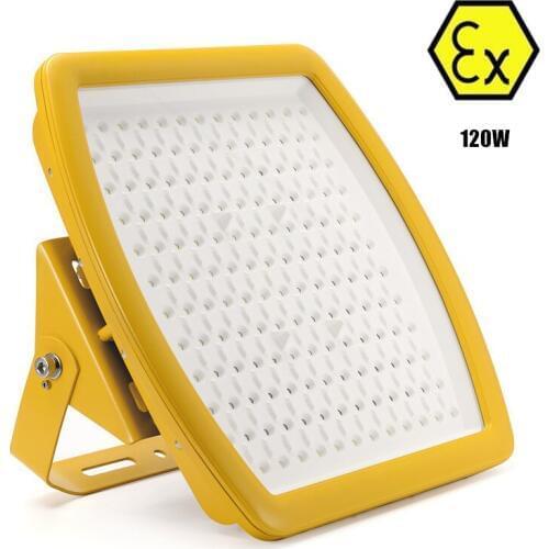 IECEX ATEX UL reflectors anti explosion proof lamp 120W AC110-240v class I zone 1 120W explosion proof led wallpack light