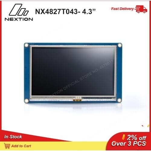 Nextion LCD Touch Display NX4827T043 - 4.3” 480x272 TFT Intelligent Resistive Touch Screen Module