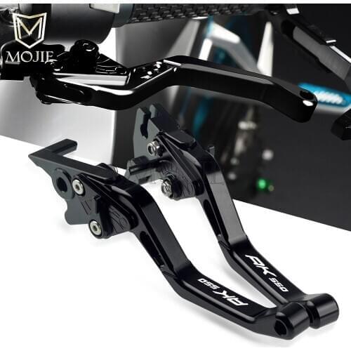 Motorcycle Accessories CNC Aluminum Adjustable Brake Clutch Levers Handle For KYMCO AK550 AK 550 ALL YEARS