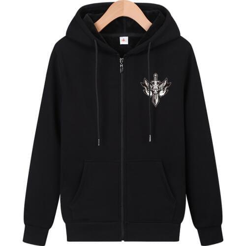 Men sweatshirt with a hoody plus velvet to keep warm 2020 new arrival winter thick male hoodies casual zipper Korean style H55