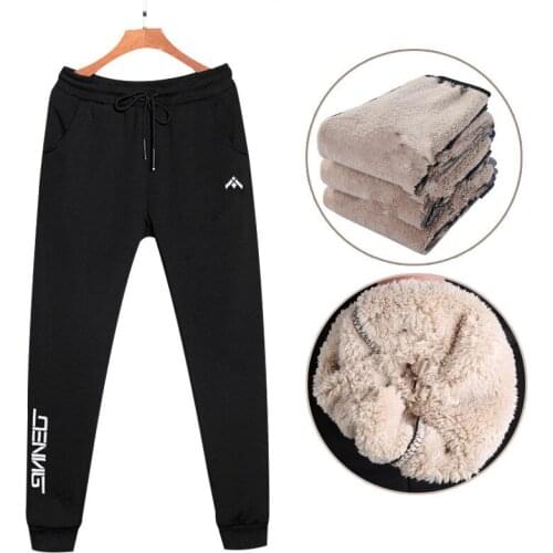 Mens Super Winter Warm Pants Outside Fleece Joggers Thicken Sweatpants Heavyweight Zipper Trousers Streetwear Men 8xl