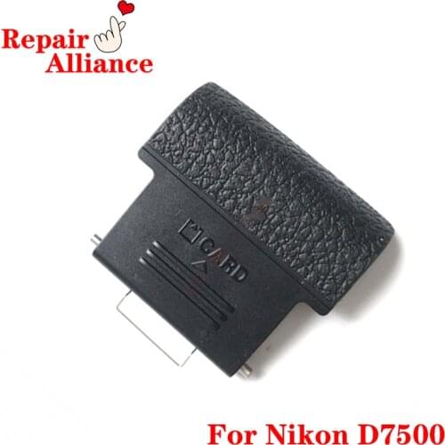 New Original SD Memory Card Cover Lid Door Rubber Repair Part For Nikon D7500 SLR