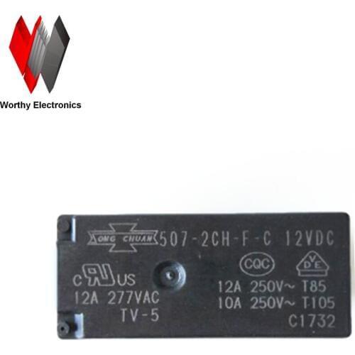 Wholesale 10pcs/lot relay 507-2CH-F 507-2CH-F-C 507-2CH-F-C-12VDC