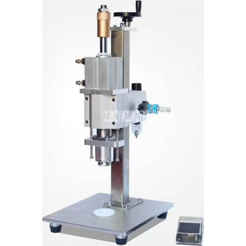 DFS15 Pneumatic Vial Cap Locking Machine Bottle Capper Electromagnetic Induction Vial Sealing Machine M5L/min 0.4 Kpa 15/18/22mm