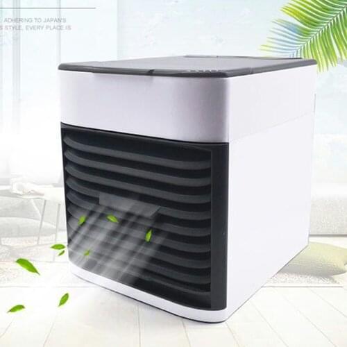 Mini USB Portable Air Cooler Small Air Conditioner Mini Fan Humidifier Home Dormitory Office Air Cooler