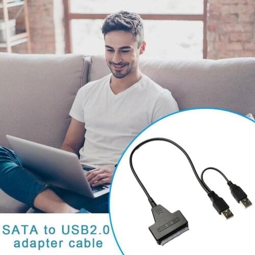Universal SATA To USB 2.0 Adapter Cable Laptop USB External Data Cable 2.0 Line Easy Drive Hard Drive