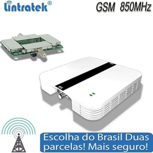 Lintratek celular signal booster 850Mhz amplificador 2g 3g cellphone signal repeater gsm umts cdma 850 amplifier