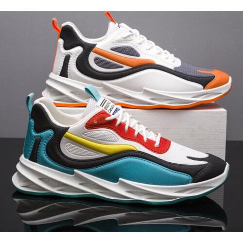 2021 spring and summer sports casual shoes mens shoes increased breathable shoes student trend versatile running shoes