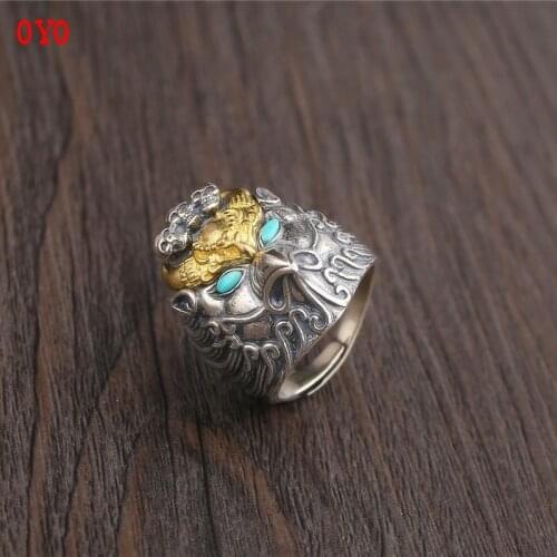 100%S925 sterling silver vintage craftsmans ring