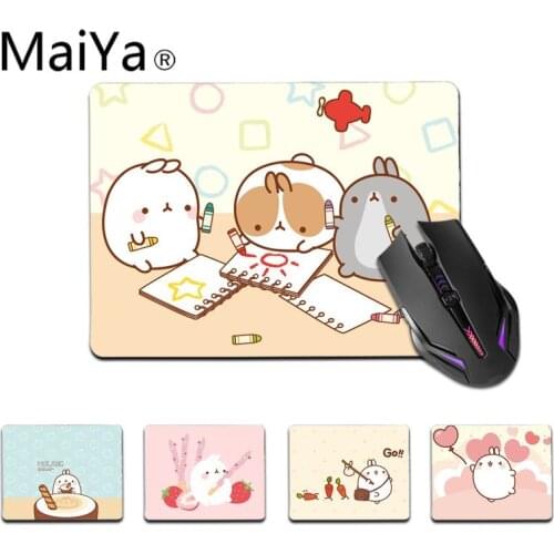 Maiya Top Quality Cute Molang Anime mouse pad gamer play mats Top Selling Wholesale Gaming Pad mouse
