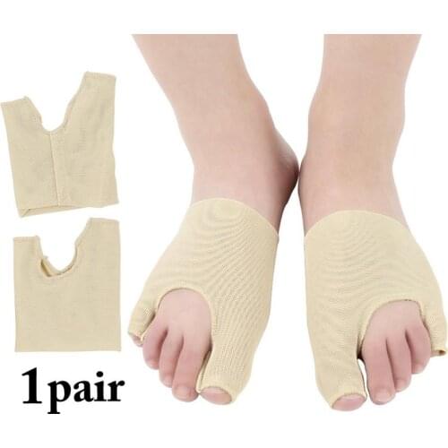 1 Pair Kapmore Toe Straightener Nylon U-Shape Breathable Bunion Relief Bunion Corrector Toe Separator Sock Foot Care Tool