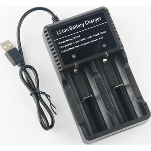 1 Pcs KingWei NK-306 Electric Double 4.2V Batteries Charger 3.7V Rechargeable Li ion Battery With USB Cable