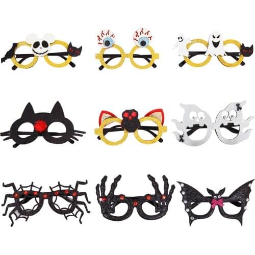 20pcs Creative Pumpkin Spider Eyewear Halloween Glasses Cosplay Eyeglasses Party Gifts Toys Costume Ball Props Adults Children