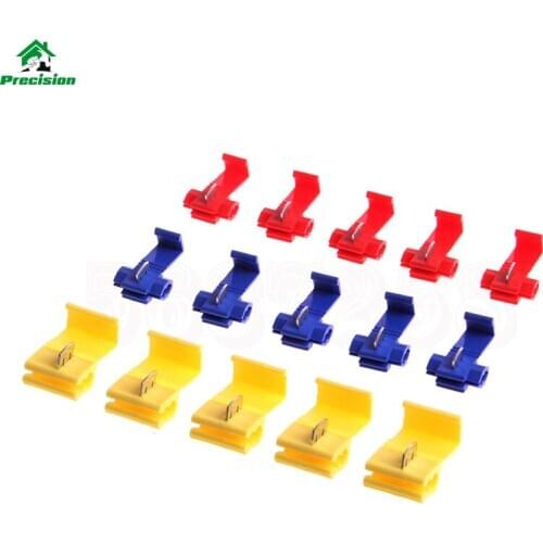 3-1000pcs 0.5-6mm Scotch Lock Crimp Terminals Electrical Cable Connectors Fast Quick Splice Lock Wire Terminals Crimp